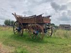 Super mooie antieke boerenkar uit 1878, Dieren en Toebehoren, Rijtuigen en Koetsen, Gebruikt, Overige typen, Paard of Pony