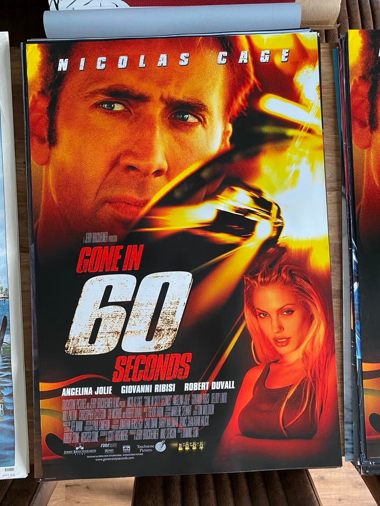 Gone in 60 Seconds originele USA filmposter, Verzamelen, Ophalen of Verzenden, Zo goed als nieuw, A1 t/m A3, Film en Tv