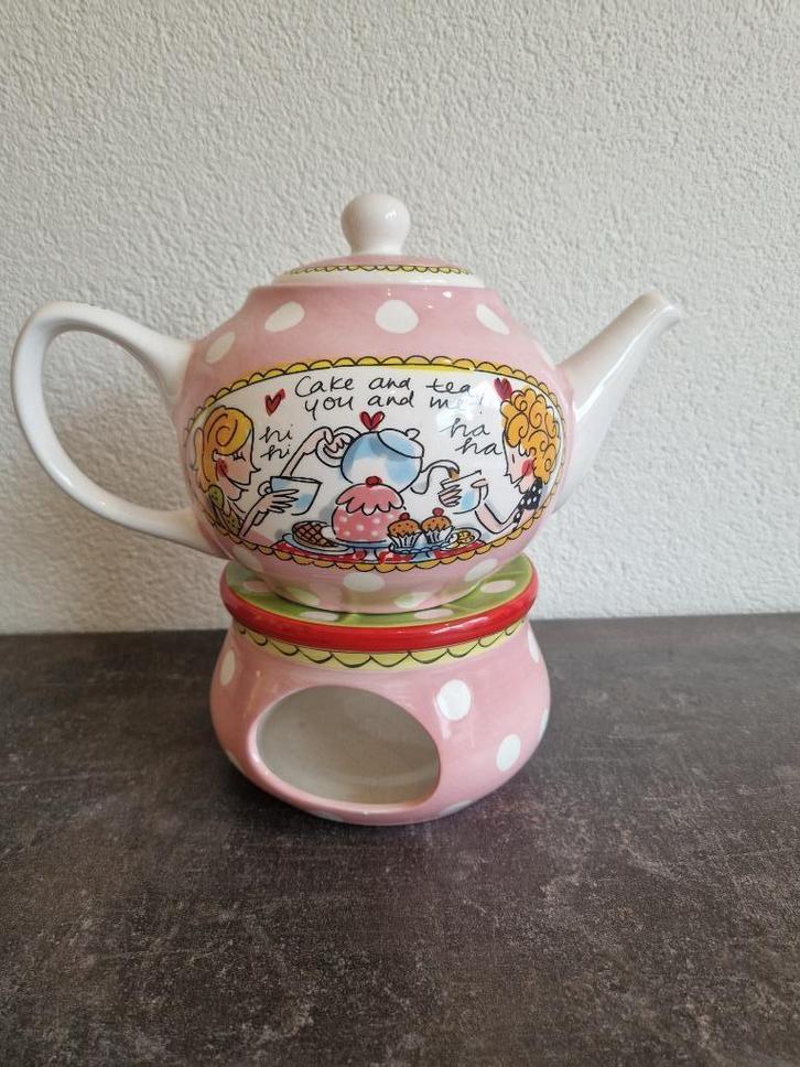 Amsterdam Blond Theepot met Warmhouder, Huis en Inrichting, Keuken | Servies, Zo goed als nieuw, Overige typen, Blond Amsterdam