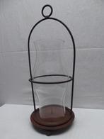 Antiek windlicht | hoogte 46 cm | in zeer nette staat, 25 tot 50 cm, Ophalen of Verzenden, Zo goed als nieuw, Metaal