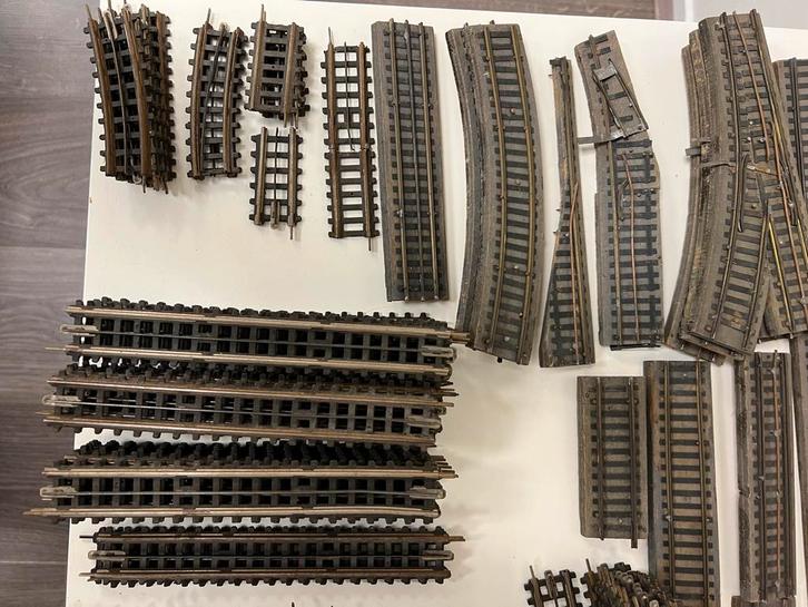 Modeltrein Rails en Toebehoren, Hobby en Vrije tijd, Modeltreinen | H0, Gebruikt, Rails, Gelijkstroom, Overige merken, Analoog