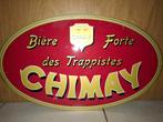 reclamebord Chimay bier, Verzamelen, Ophalen of Verzenden, Nieuw, Reclamebord, Plaat of Schild, Overige merken