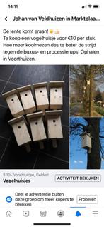 Vogelhuisjes, Ophalen of Verzenden, Zo goed als nieuw, Hout