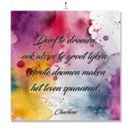 Tegel Met Opdruk | Durf Te Dromen, Ophalen of Verzenden, Nieuw