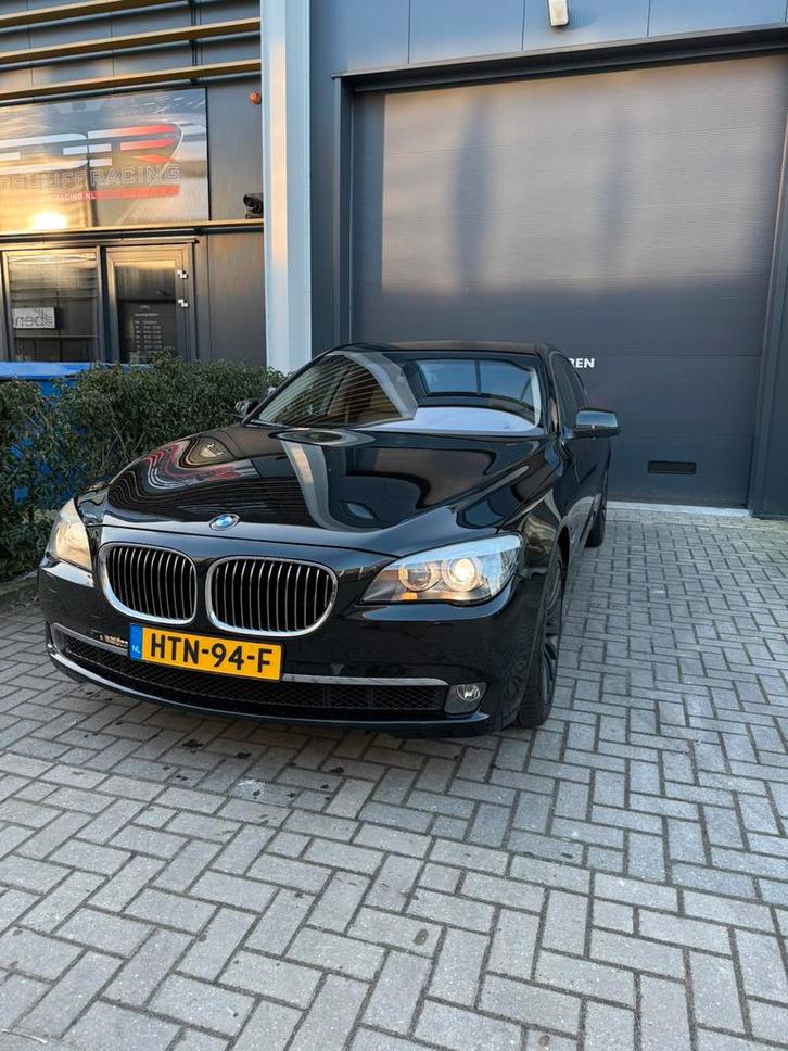 BMW 2009 Zwart, Auto's, BMW, Bedrijf, 7-Serie, Benzine, Sedan, Automaat, Geïmporteerd, Zwart, Beige, Leder, Achterwielaandrijving