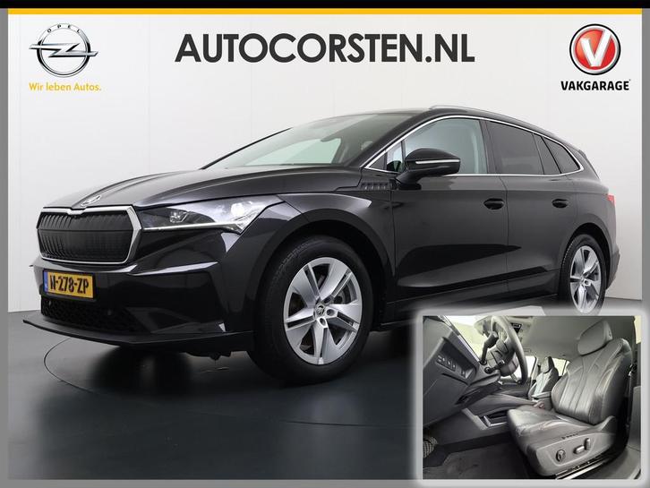 Skoda Enyaq iV 80 Leer+Memory Adapt-ve-Cr. Trekhaak 360Cam, Auto's, Skoda, Bedrijf, Te koop, Enyaq, ABS, Achteruitrijcamera, Adaptive Cruise Control