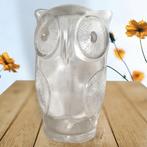 Vintage Cascade glazen uil spaarpot jaren 60 / 70  2412, Verzamelen, Spaarpotten, Ophalen of Verzenden, Zo goed als nieuw, Dier