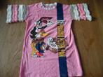 Nieuw maat 140 2 jurkjes van Loney Tunes wit en roze, Meisje, Nieuw, Ophalen of Verzenden, Jurk of Rok