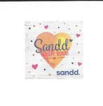 Zegel Sandd with love op 8 verschillende kaarten. Lees Info., Postzegels en Munten, Postzegels | Nederland, Ophalen of Verzenden