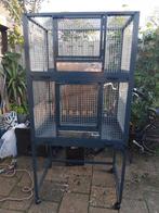 Dubbele vogel (kweek) kooi, Dieren en Toebehoren, Vogels | Hokken en Kooien, Ophalen, Zo goed als nieuw, Vogelkooi
