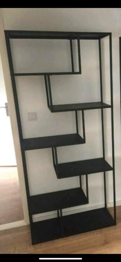 Stalen vakkenkast, Huis en Inrichting, Kasten | Wandmeubels, Zo goed als nieuw, Minder dan 150 cm, 25 tot 50 cm, Ophalen of Verzenden