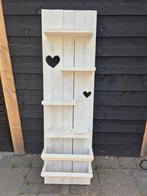 steigerhouten White was wandrek, Huis en Inrichting, Kasten | Wandmeubels, Ophalen, Gebruikt, Minder dan 150 cm, 150 tot 200 cm