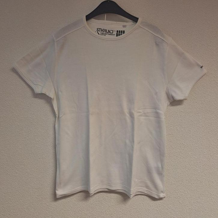Heren shirt km, wit, L, Kleding | Heren, T-shirts, Gedragen, Maat 52/54 (L), Wit, Ophalen of Verzenden