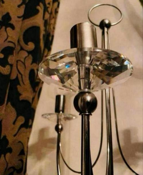 Prachtige Eichholtz lamp met diamant geslepen schaaltjes, Huis en Inrichting, Lampen | Tafellampen, Zo goed als nieuw, Ophalen of Verzenden