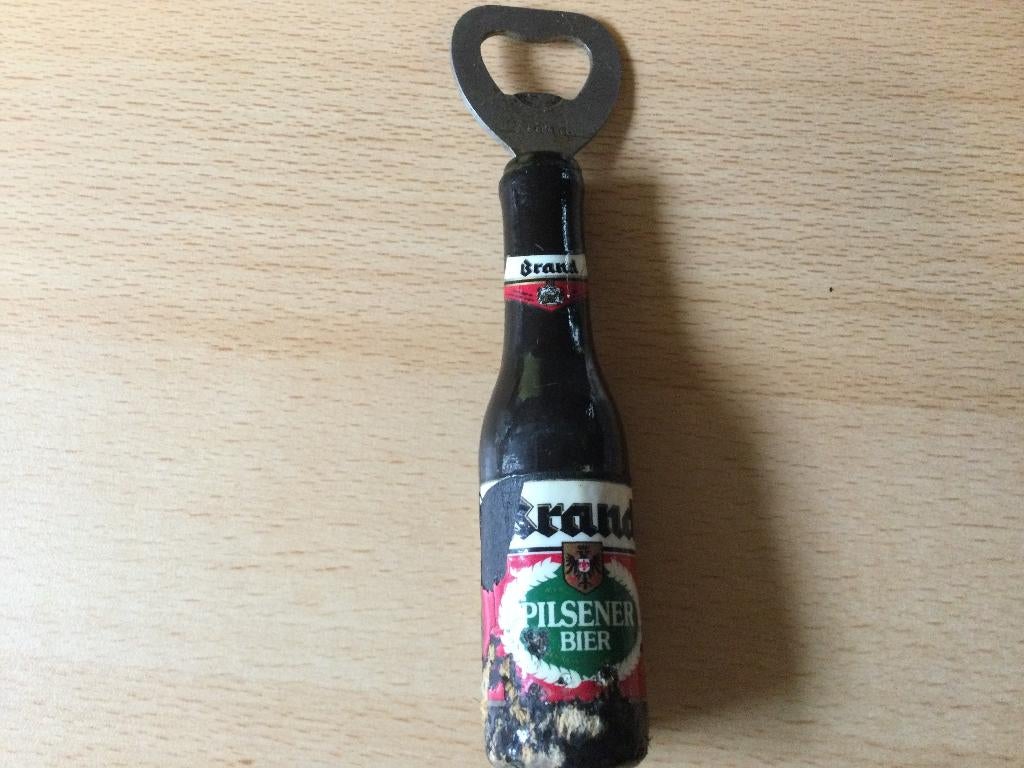 Flesopener / firma brand bier ( bier flesje), Verzamelen, Biermerken, Ophalen of Verzenden, Gebruikt, Flesopener, Brand