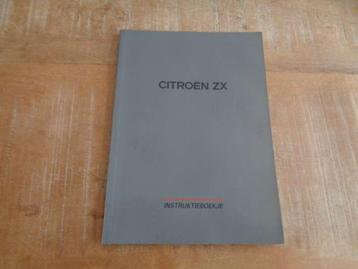 Citroen ZX - Handleiding - Instructieboekje - Nederlands beschikbaar voor biedingen