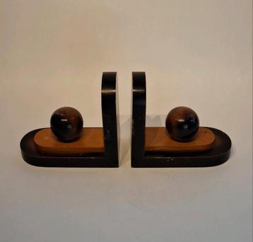 Vintage Art Deco Boekensteunen beschikbaar voor biedingen