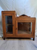 Art Deco eiken vitrine kastje Amsterdamse School., Antiek en Kunst, Ophalen