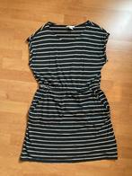 Gestreepte jurkje H&M, maat S.  Donkergrijs, H&M, Ophalen of Verzenden, Zo goed als nieuw, Maat 36 (S)