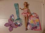 Barbie verkleed zich als prinses, vlinder of zeemeermin, Kinderen en Baby's, Speelgoed | Poppen, Ophalen of Verzenden, Gebruikt