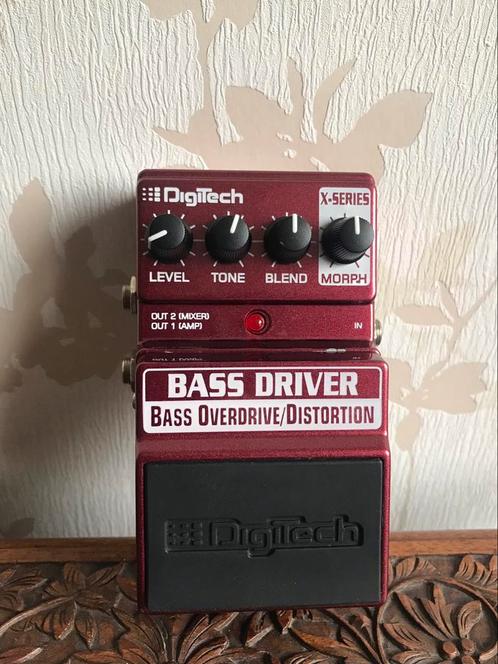 Digitech Bass Driver overdrive/distortion X-series Bas, Muziek en Instrumenten, Effecten, Zo goed als nieuw, Distortion, Overdrive of Fuzz