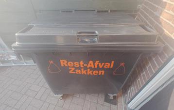 Te koop Nieuwstaat Rolcontainers 1100 liter  beschikbaar voor biedingen
