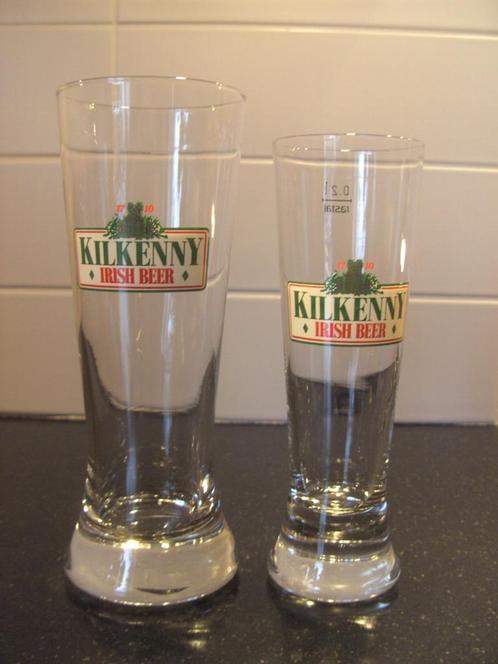 2 Bierglazen Kilkenny Irish Beer, Verzamelen, Glas en Borrelglaasjes, Zo goed als nieuw, Bierglas, Ophalen of Verzenden