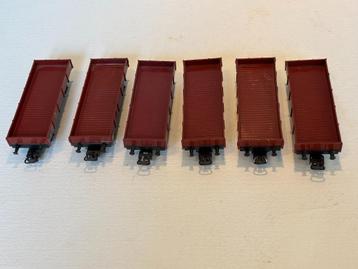 6 Märklin 4503 lage bakwagons beschikbaar voor biedingen