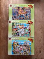 King Funny Comic Puzzels - 1000 stukjes, Hobby en Vrije tijd, Denksport en Puzzels, Ophalen of Verzenden, 500 t/m 1500 stukjes