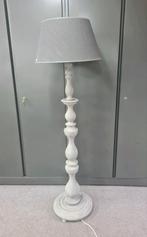 XL grote houten staande schemerlamp vloerlamp stoer & sober, Ophalen, Zo goed als nieuw, 150 tot 200 cm