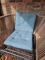 4 Tuinstoelkussens blauw gebloemd, Eén persoon, Cadeaubon, Overige typen
