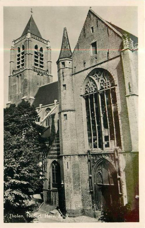(388-440-019) Tholen Ned Herv Kerk, Verzamelen, Ansichtkaarten | Nederland, Zeeland, Verzenden