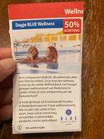 Dagje BLU Welness 50% korting, Tickets en Kaartjes, Kortingen en Cadeaubonnen, Twee personen, Kortingsbon, Spa of Sauna