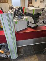 Festool invalzaag met festool stofzuiger, Doe-het-zelf en Verbouw, Gereedschap | Zaagmachines, Ophalen, Gebruikt, Invalzaag, .