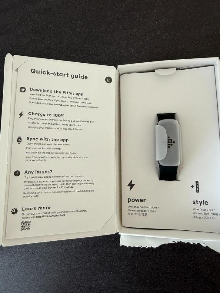 Fitbit Inspire 3 Activity Tracker  Nieuw en ongebruikt, Sieraden, Tassen en Uiterlijk, Activity trackers, Nieuw, Android, Zwart