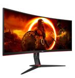 AOC CU34G2X/BK 34" curved monitor, Computers en Software, Monitoren, VA, Minder dan 1 ms, Zo goed als nieuw, Ophalen