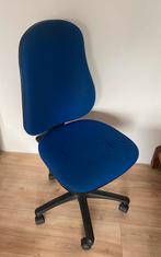 Comfortabele blauwe bureaustoel, Ophalen, Gebruikt, Blauw, Bureaustoel