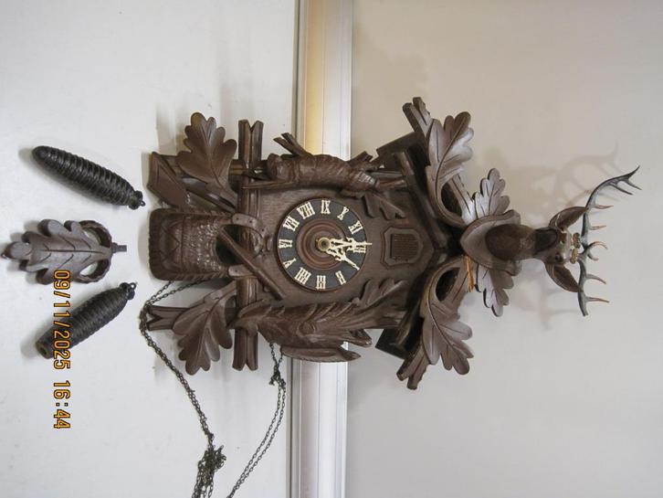 koekoeksklok opknapper schade werking onbekend (363), Antiek en Kunst, Antiek | Klokken, Verzenden