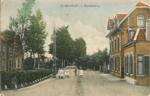 (304-022-029) Sliedrecht Stationsweg, Verzamelen, Ansichtkaarten | Nederland, Zuid-Holland, Verzenden