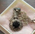 Verzilverde hanger jaren '50, Sieraden, Tassen en Uiterlijk, Kettingen, Verzenden, Nieuw, Zilver, Met hanger