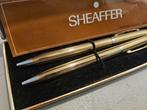 Oude Sheaffer Pennen Set - Mijnbouw Jubileum, Antiek en Kunst, Ophalen of Verzenden, Goud