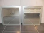 Twee badkamerspiegels 40,5x40,5, Huis en Inrichting, Badkamer | Badkamermeubels, Ophalen, Zo goed als nieuw, 25 tot 50 cm
