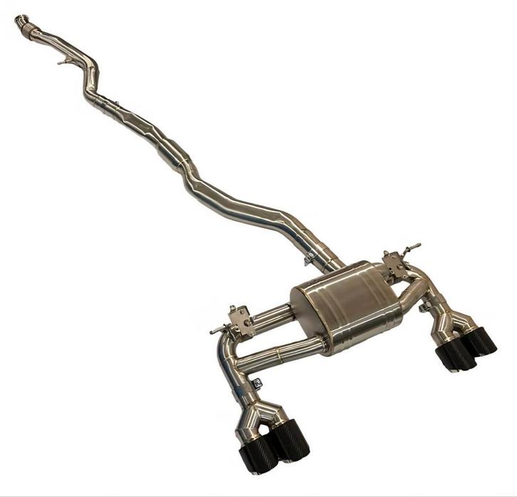 Uitlaat catback kleppensysteem BMW M2 3.0L SINGLE TURBO ZIE, Auto diversen, Tuning en Styling, Ophalen of Verzenden