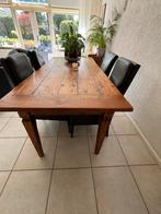 Tafel met stoelen, Huis en Inrichting, Ophalen, Zo goed als nieuw, 6 tot 8 stoelen