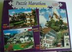Puzzel - Marathon 3 x 1000, Ophalen of Verzenden, Meer dan 1500 stukjes, Gebruikt, Legpuzzel