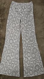 flarepants flowers grey, Kinderen en Baby's, Broek, Meisje, Nieuw, Ophalen of Verzenden