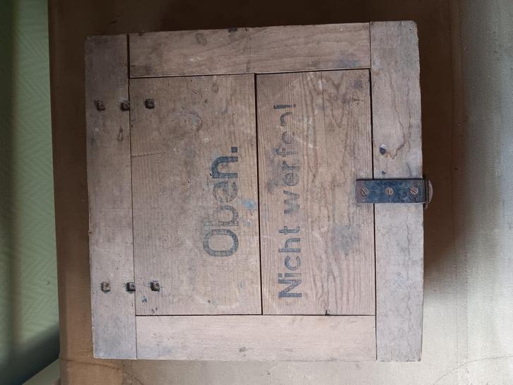 Luftwaffe Munitie kist, Verzamelen, Militaria | Tweede Wereldoorlog, Luchtmacht, Kist of Geocache, Duitsland, Ophalen of Verzenden