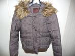 Bruin jack met kleine fuchsia streepjes. Maat m., Kleding | Dames, Jassen | Winter, Ophalen of Verzenden, Zo goed als nieuw, Maat 38/40 (M)