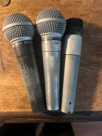 2 x sm 58 1 x 57, Muziek en Instrumenten, Ophalen of Verzenden, Gebruikt, Zangmicrofoon