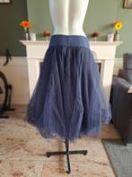 Imperial blauwe tule chique droom rok L valt als 38 M, Maat 38/40 (M), Zo goed als nieuw, Imperial, Onder de knie